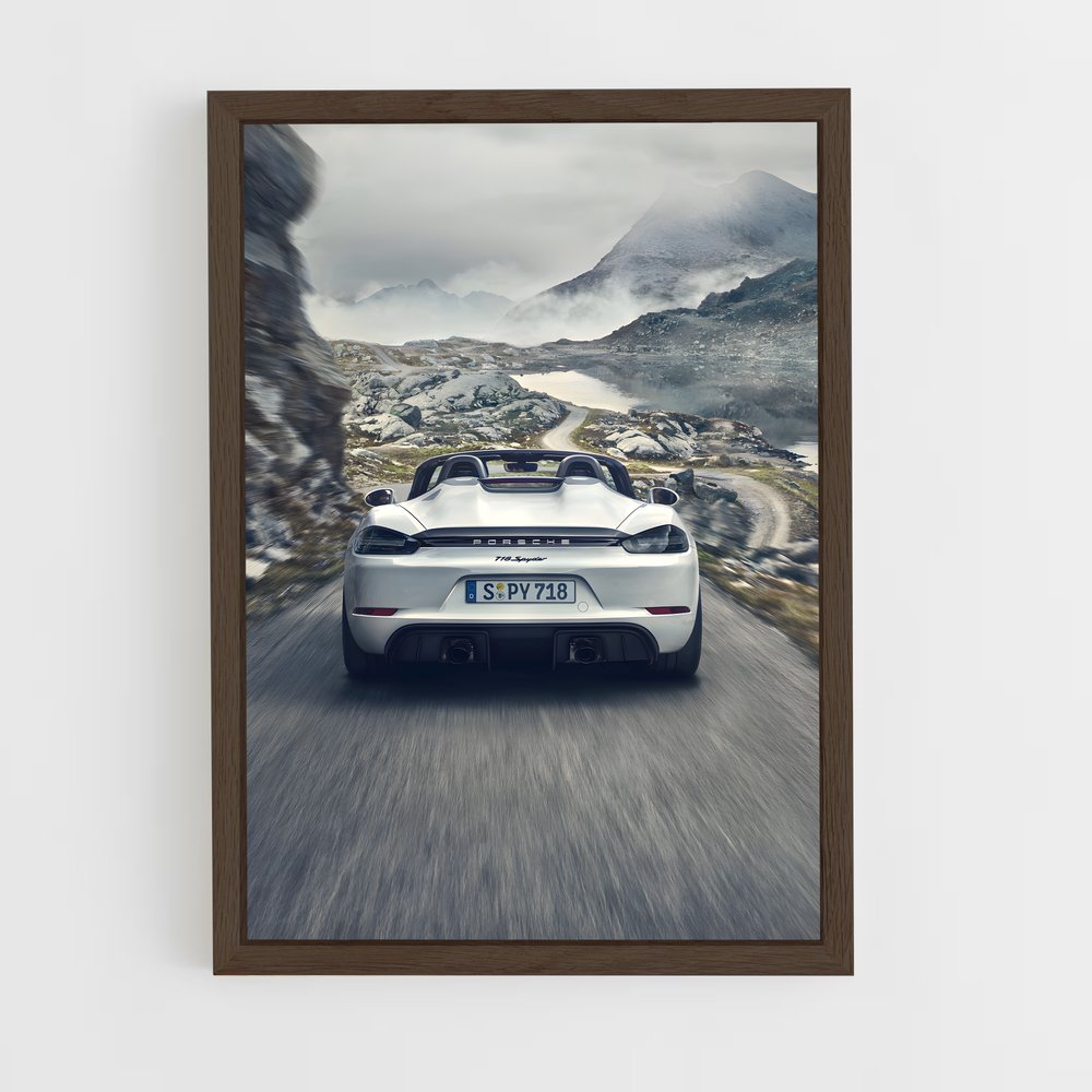 Poster Montée à toute vitesse – affiche Porsche (vue 5)